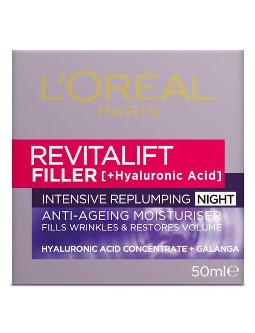 L'Oreal Paris Revitalift Filler [+Ha] Replumping Night Cream 50ml product photo View 02 L
