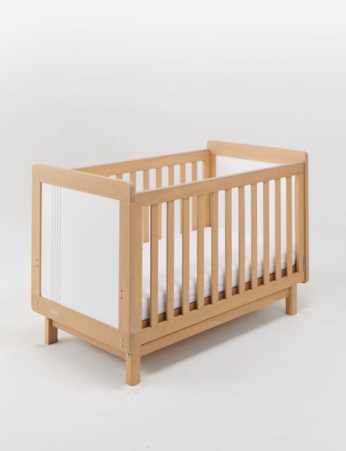 Grotime Scandi 4 in 1 Cot, Honey Elm & White product photo View 02 L
