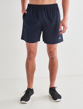 Gym Equipment Stretch Side Panel Short, Navy product photo
