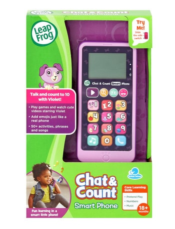 Leap Frog Chat And Count Cell Phone Violet product photo