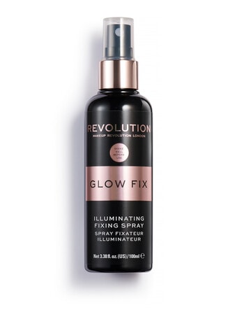 Makeup Revolution Glow Fix Illuminating Fixing Spray product photo