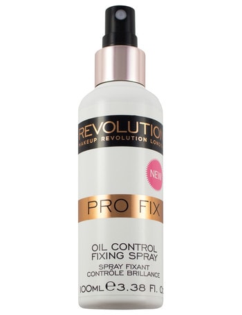 Makeup Revolution Pro Fix Fixing Spray, Oil Control, 100ml product photo