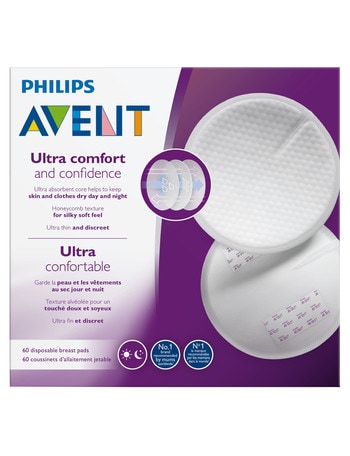 Avent Disposable Day/Night Breast Pads, 60-Pack product photo
