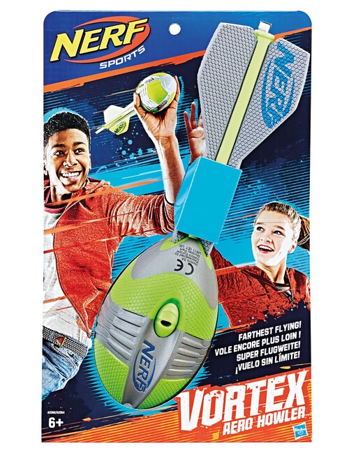 Nerf Vortex Aero Howler Football, Assorted product photo View 03 L