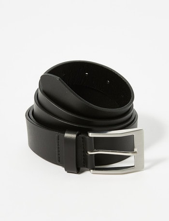Chisel King Size Leather Belt, Black product photo