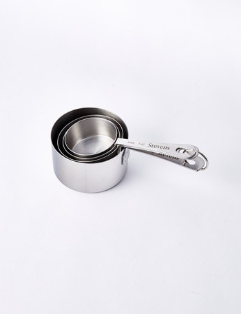 Stevens Stainless Steel Measuring Cups, Set-of-4 product photo