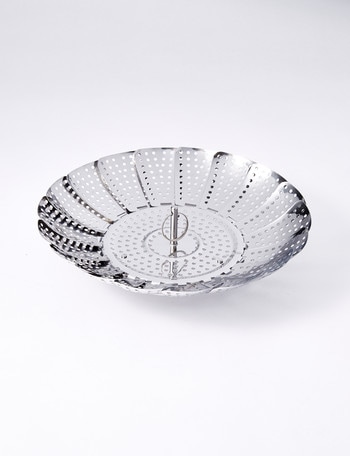 Stevens Stainless Steel Steaming Basket, 24cm product photo