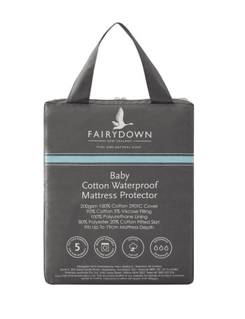 Fairydown Cotton Bassinet Mattress Protector product photo