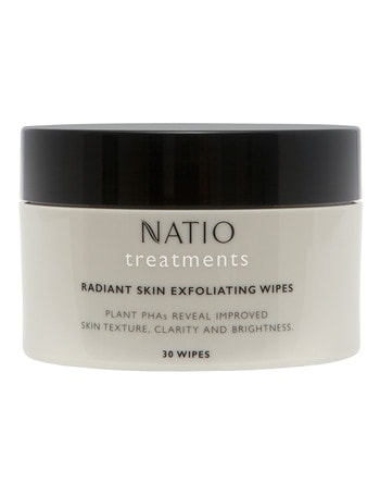 Natio Treatments Radiant Skin Exfoliating Wipes, Set-of-30 product photo