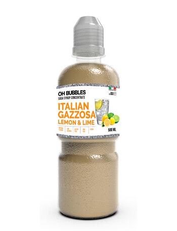 Oh Bubbles Gazzosa Lemon Lime Syrup, 500ml product photo
