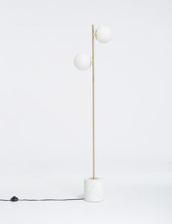 Amalfi Flo Floor Lamp, Brass product photo