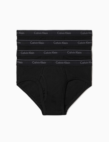 Calvin Klein Cotton Classic Brief, 4-Pack, Black product photo