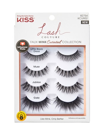 Kiss Nails Multi Lashes Curated, Faux Mink product photo