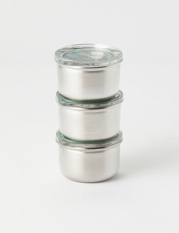 Smash Eco Mini Snack Pots, Set-of-3, 60ml, Green product photo