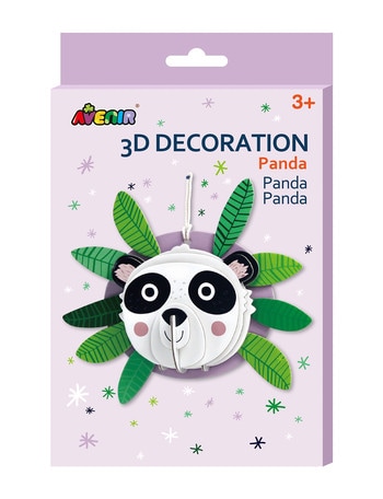 AVENIR 3D Wall Decoration Kit, Panda product photo
