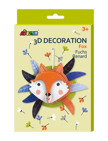 AVENIR 3D Wall Decoration Kit, Fox product photo
