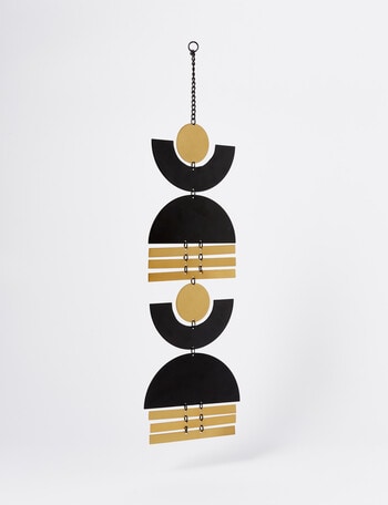 M&Co Metal Stacked Hanging Art product photo