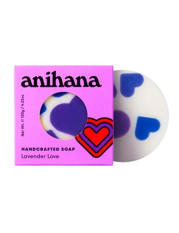 anihana Handcrafted Soap, Lavender Love, 120g product photo