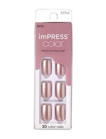 Kiss Nails Impress Nails, Champagne Pink product photo