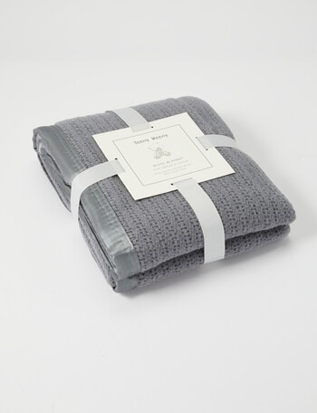 Teeny Weeny Wool Thermacell Cot Blanket, Grey product photo
