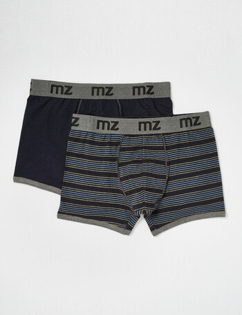 Mazzoni Fine Stripe Trunk, 2-Pack, Navy, Blue & Grey product photo