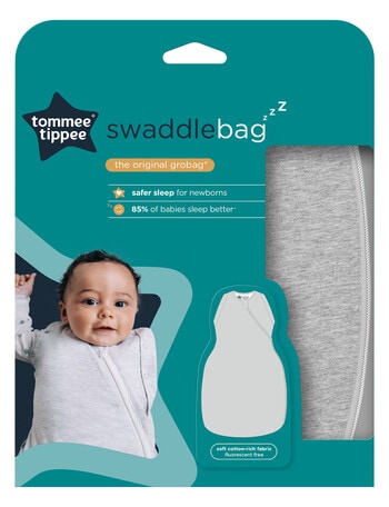 Tommee Tippee Swaddle Snuggle, 2.5 Tog, Grey Marle, 0-3m product photo