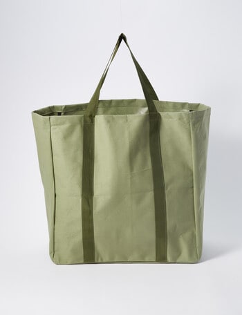 Haven Essentials Fale Canvas Laundry Bag, Green product photo