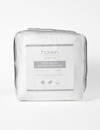 Haven Essentials Fitted Cotton Quilted Mattress Protector product photo