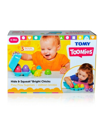 Tomy Hide & Squeak Bright Chicks product photo