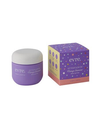evre Get Your Glow On Mango Shimmer Body Butter, 180ml product photo