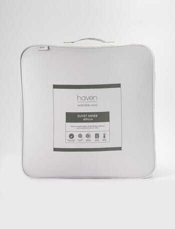 Haven Washable Wool Duvet Inner, 400GSM product photo
