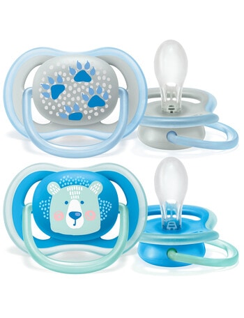 Avent Soother Ultra Air, Blue, 6-18m, 2-Pack product photo