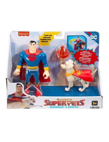 DC Comics League of Super Pets Superhero & Pet, Assorted product photo