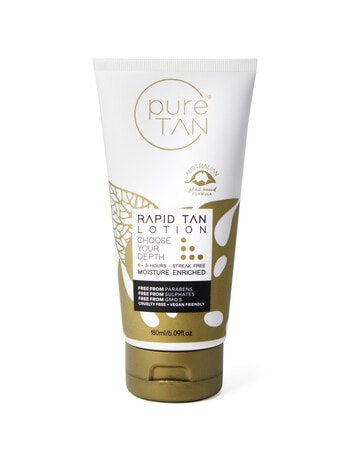 pureTAN Rapid Tan Lotion, 180ml product photo