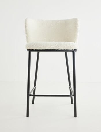 LUCA Avril Barstool, Boucle White product photo