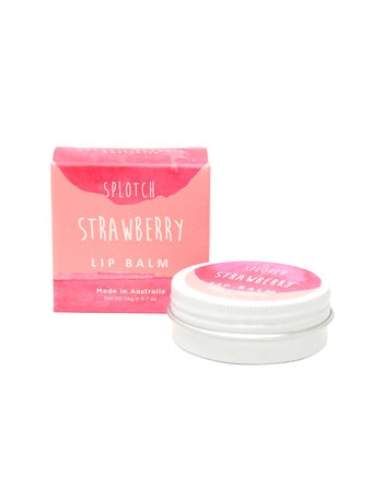 Splotch Strawberry Lip Balm, 20g product photo