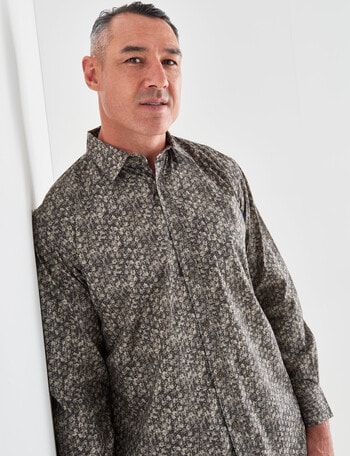 Logan Anglesea Long Sleeve Shirt, Taupe product photo