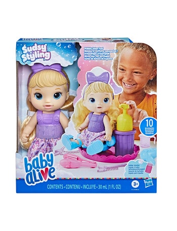 Baby Alive Sudsy Styling Doll, Blonde Hair product photo