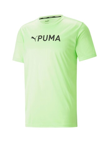 Puma Fit Logo Tee, Fizzy Lime product photo