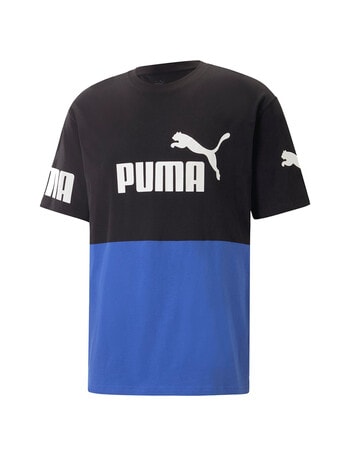 Puma Colour Block Tee, Royal product photo
