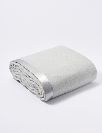 Kate Reed Etta Wool Blanket, Grey product photo