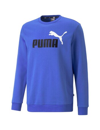 Puma Essential Big Logo Crew Sweatshirt, Royal product photo