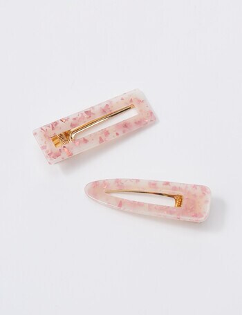Switch Glitter Alligator Clip, Pink, Pack of 2 product photo