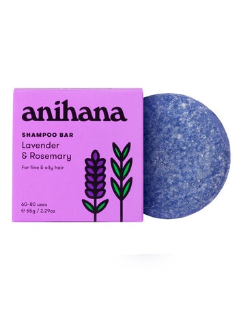 anihana Shampoo Bar, Lavender & Rosemary, 65g product photo