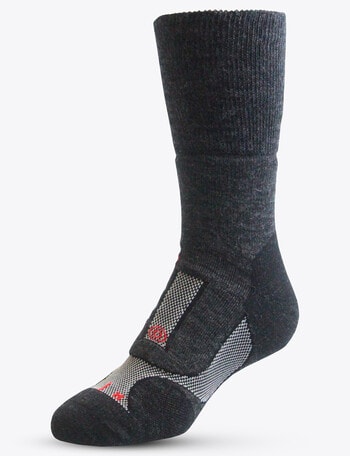 NZ Sock Co. Lifestyle Crew Socks, Grey product photo