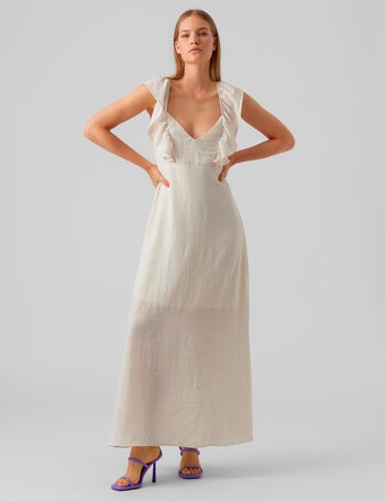 Vero Moda Chris Sleeveless Ankle Dress, Snow White product photo