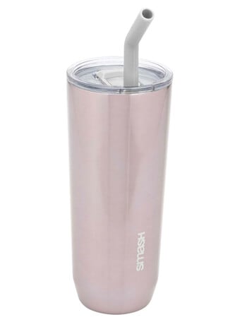 Smash Eco Tumbler with straw, 650ml, Pink product photo