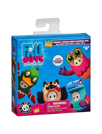 Fall Guys Animal Squad Mini Figures, Series 2, 4-Pack, Assorted product photo