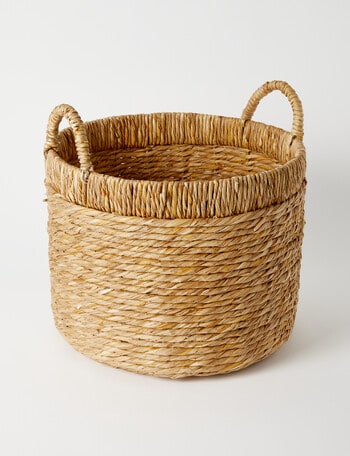 M&Co Twisted Weave Basket, Large product photo