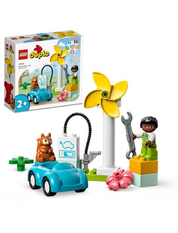 LEGO DUPLO Wind Turbine and Electric Car, 10985 product photo